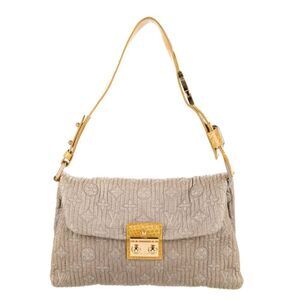 LOUIS VUITTON Alligator-Trimmed Motard Shoulder Bag Buttery Leather exotic Rare!